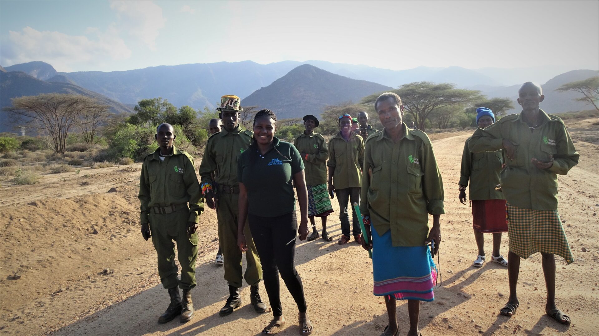 Scouts on test walk