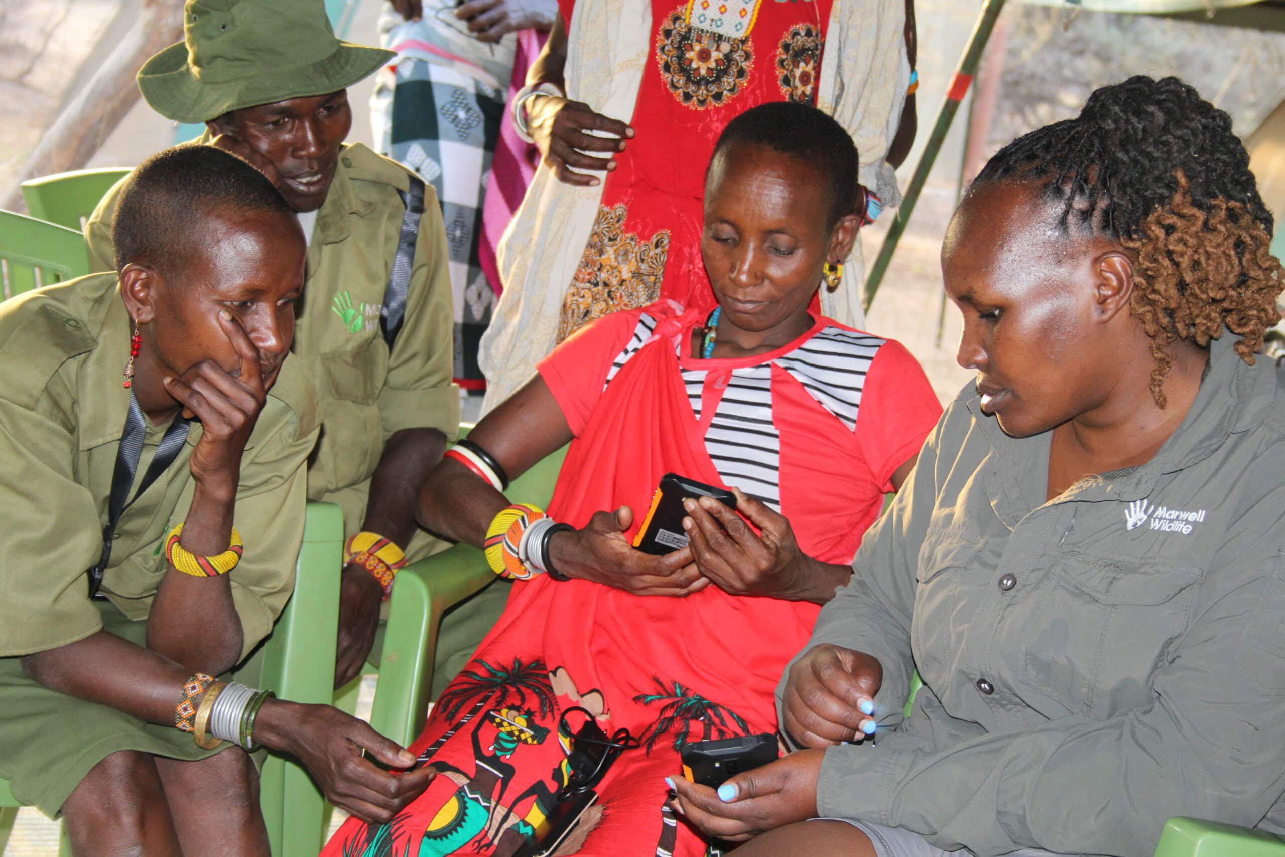 Women receive SMART mobile training in Kenya