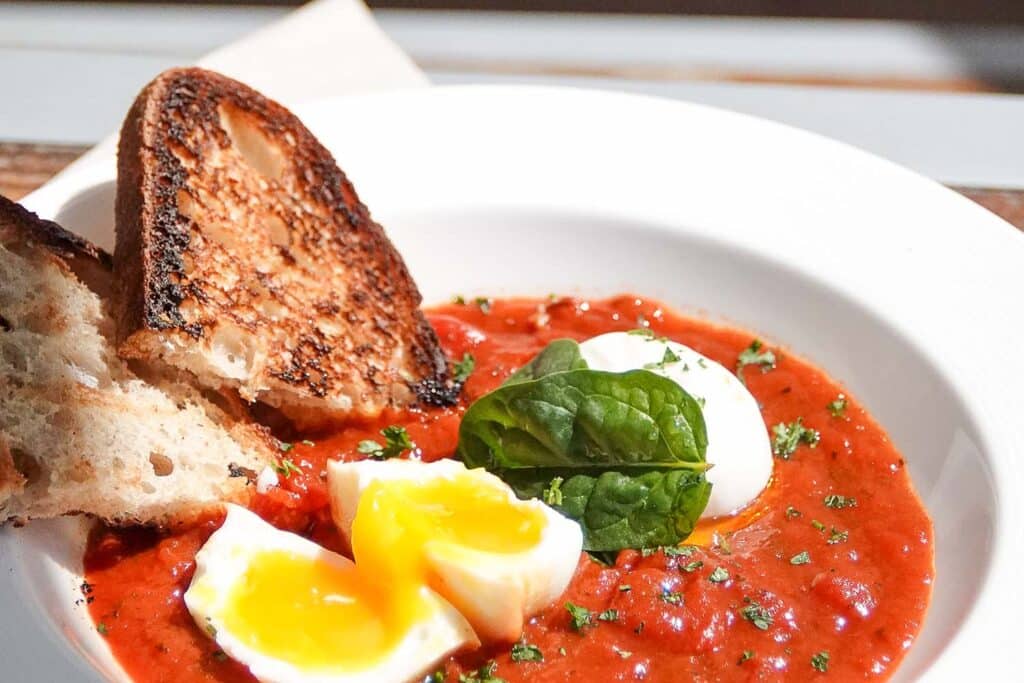 Shakshuka at The Keeper's Kitchen at Marwell Zoo