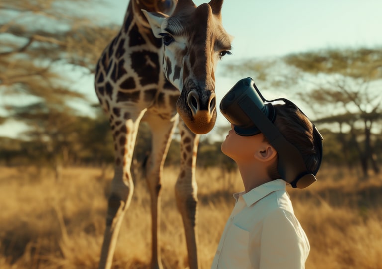 Virtual Reality Experience at Marwell Zoo