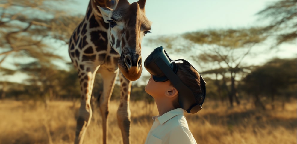 Virtual Reality Experience at Marwell Zoo