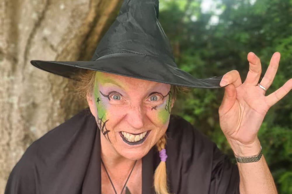 Esme the witch at Marwell Zoo