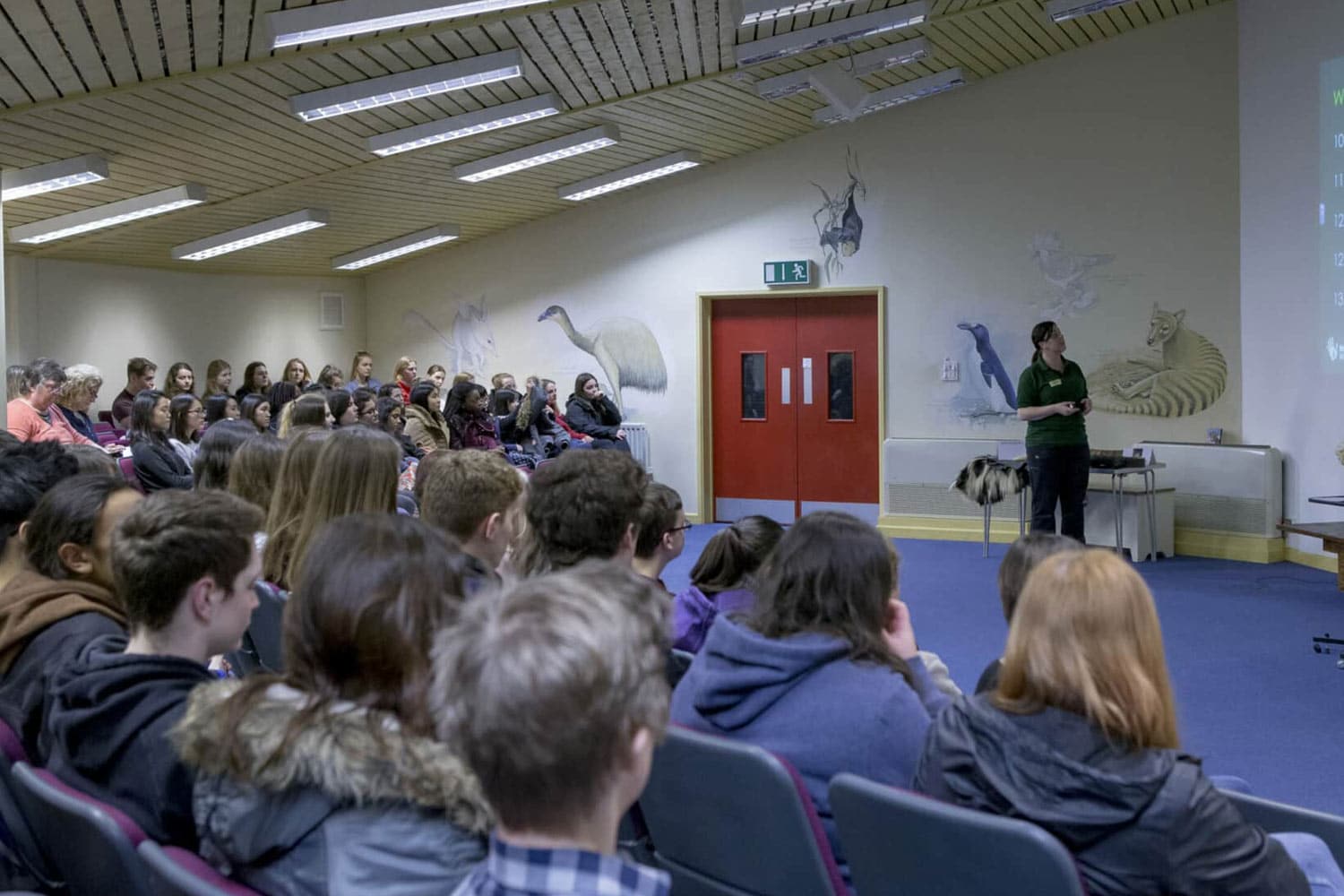A talk in the Science and Learning Centre lecture theatre