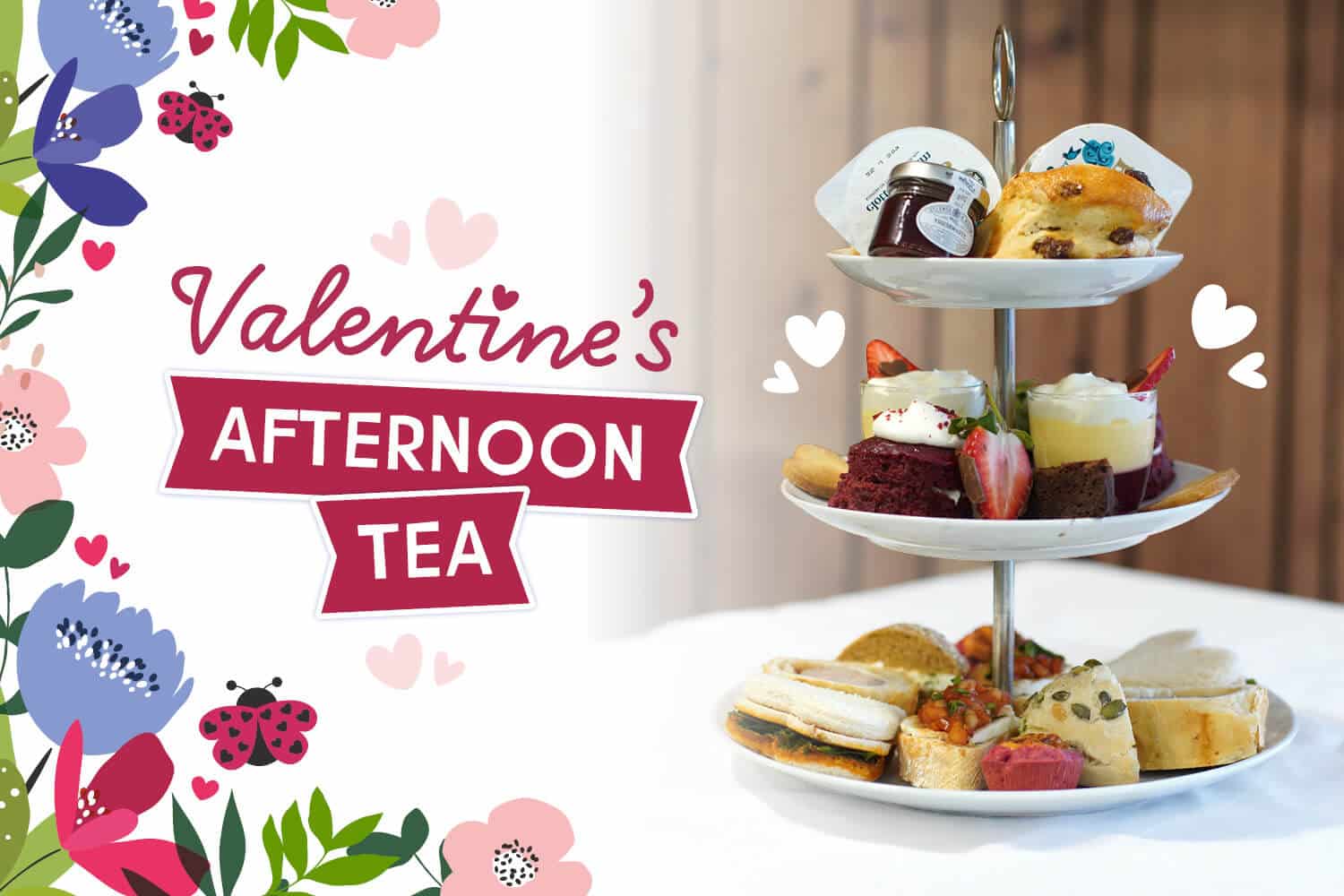 Valentine's Afternoon Tea in Marwell Hall