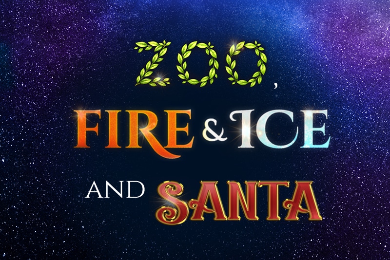 Zoo, Fire & Ice and Santa